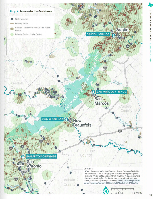 Great Springs Project' will connect San Antonio to Austin with 100 miles of  trails