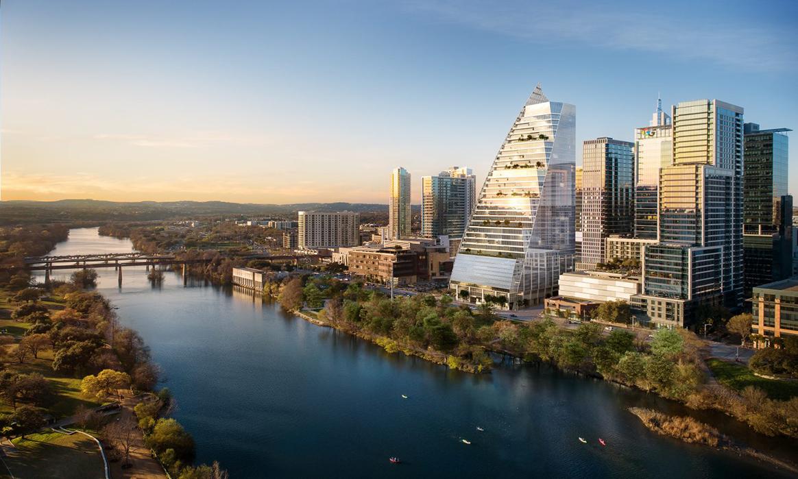 New Google Office Building Construction Reaches for the Sky in Austin |  UrbanMatter Austin