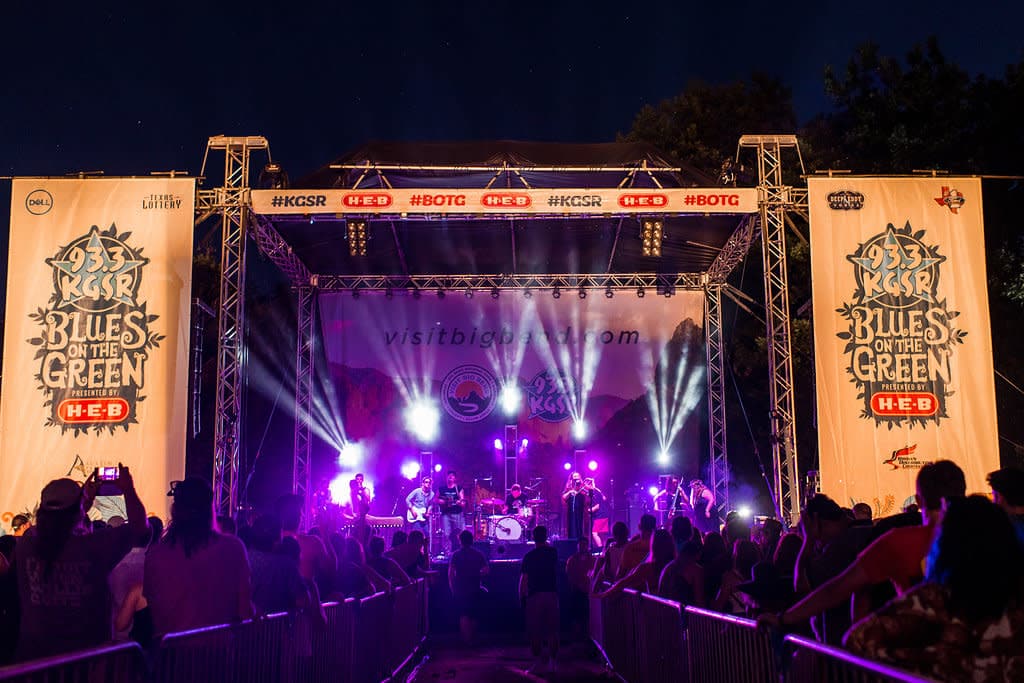 blues on the green