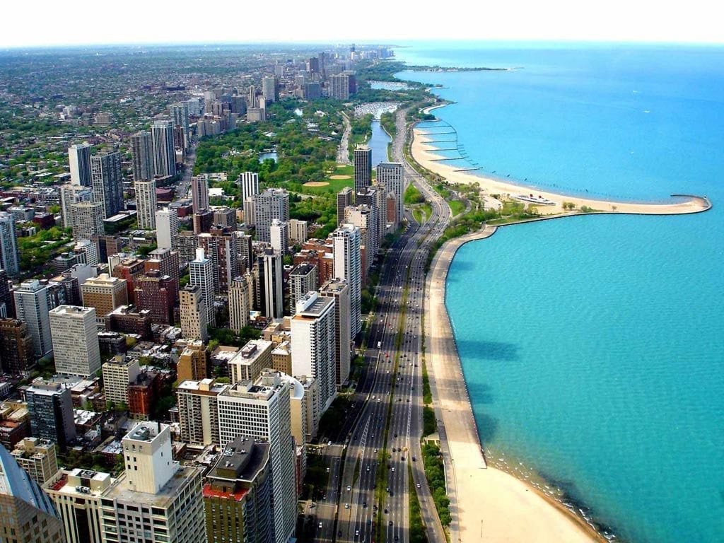 Chicago lake Michigan