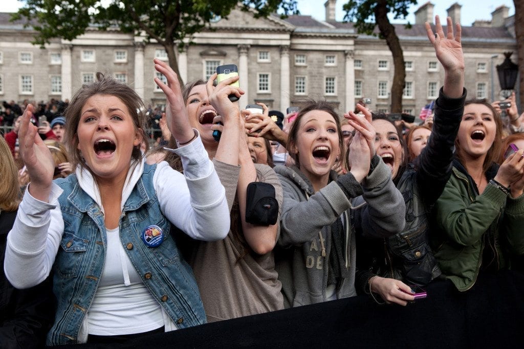 Women Cheering