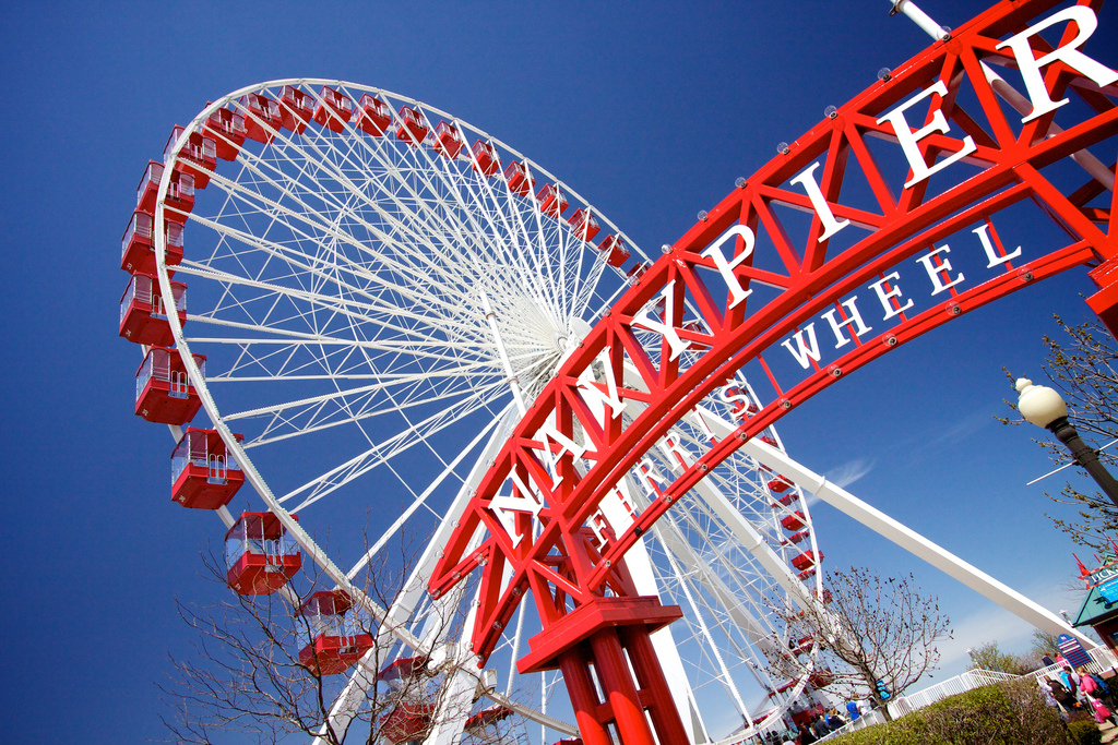 Navy Pier Ferris Wheel Opening
