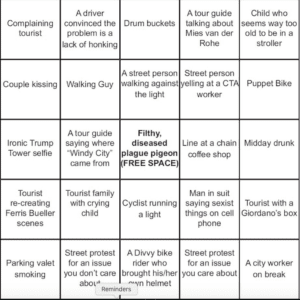 chicago-themed bingo game