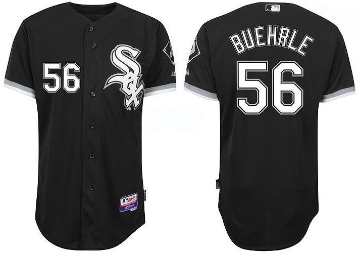 Chicago White Sox Shirt Adult Extra Large Black Baseball Mark Buehrle Mens *