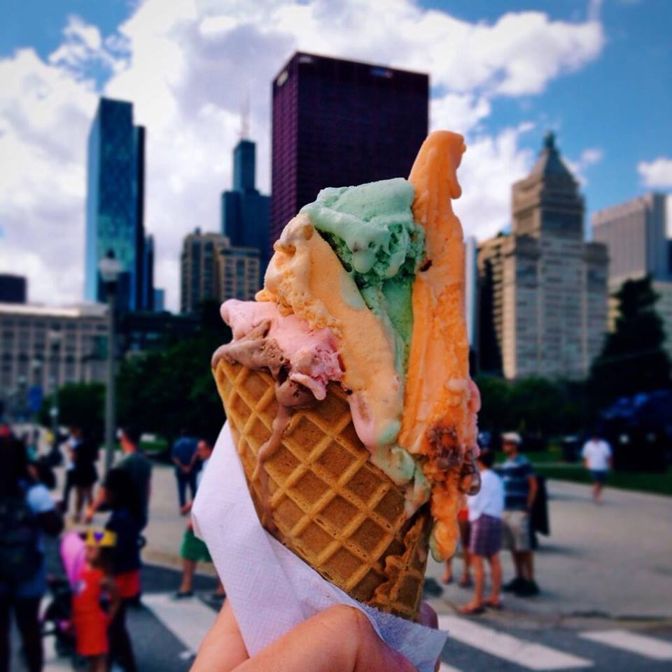 rainbow cone chicago