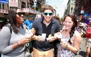 egg rolls, egg creams, and empanadas festival