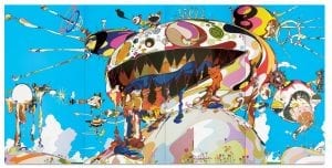 Takashi Murakami, Tan Tan Bo Puking - a.k.a. Gero Tan, 2002. Acrylic on canvas mounted on board.