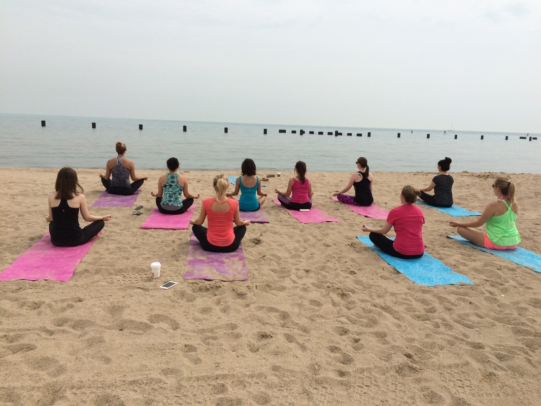 beach yoga chicago