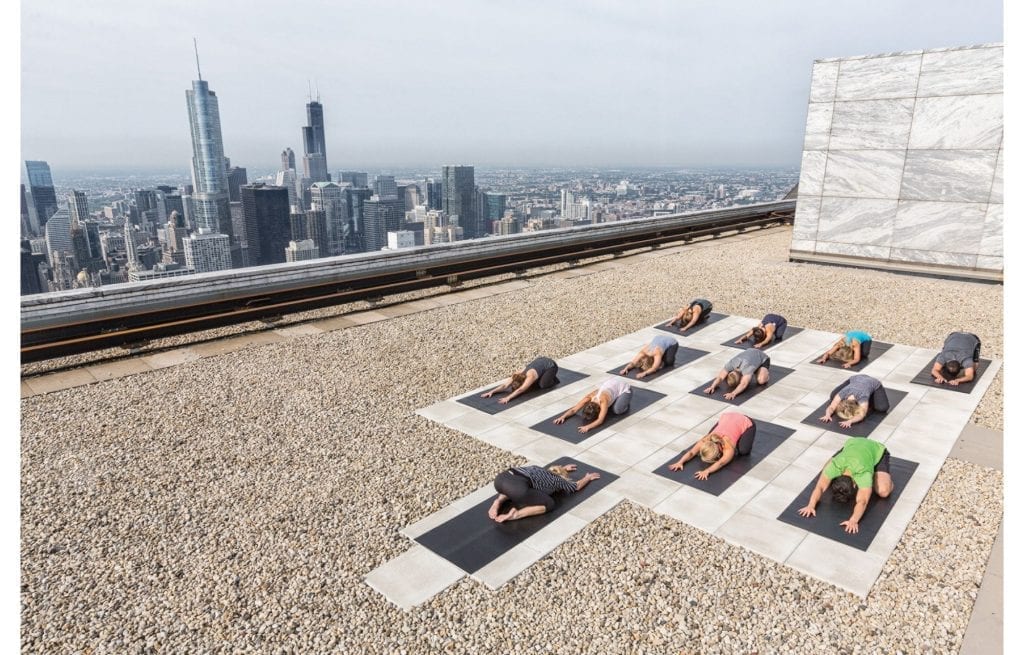 rooftop yoga chicago