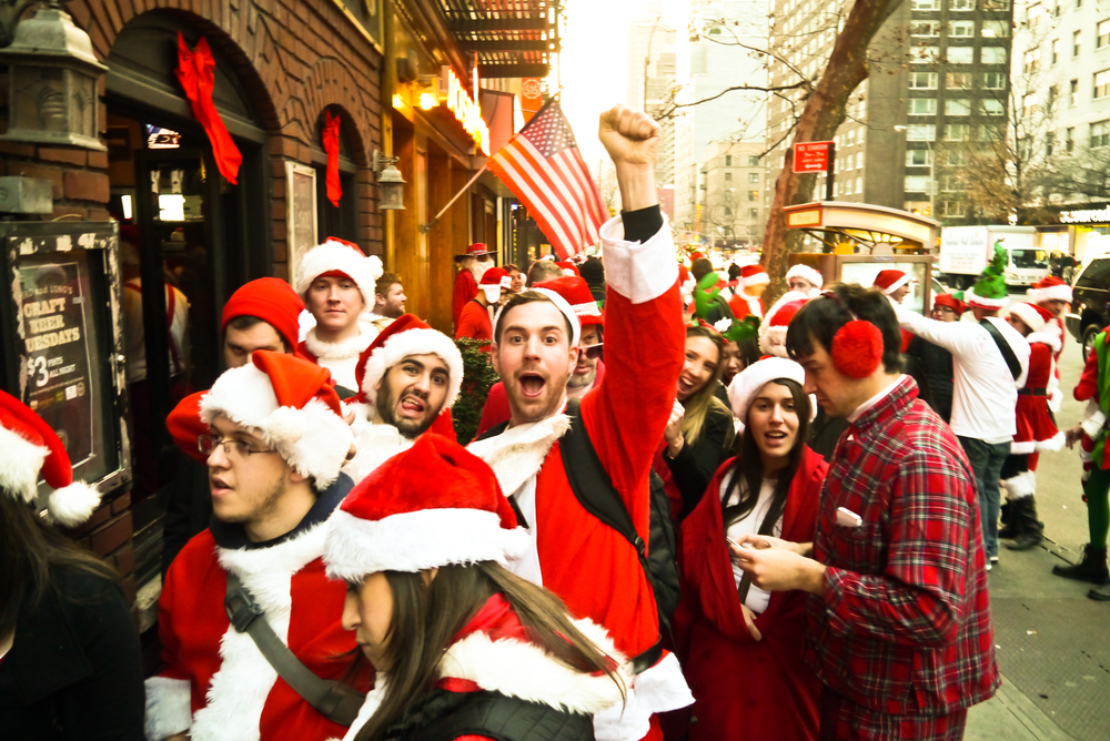 What to do in New York December 2017 - SantaCon