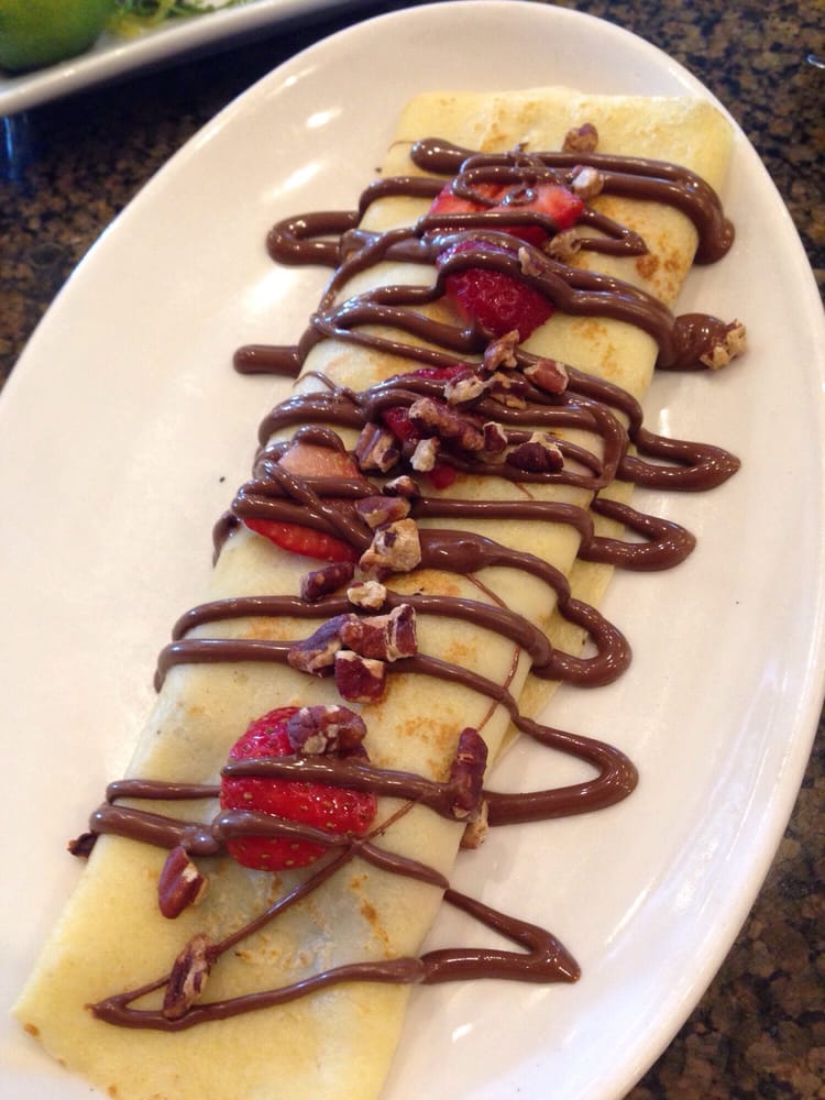 Strawberry Banana Nutella Crepe