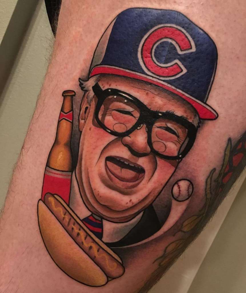 Tattoo uploaded by Carlos Tito Robles  Cubs tattoo i did last week cubs  cubstattoo colortattoos tattoos chicagotattooartist chicagotattooers   Tattoodo