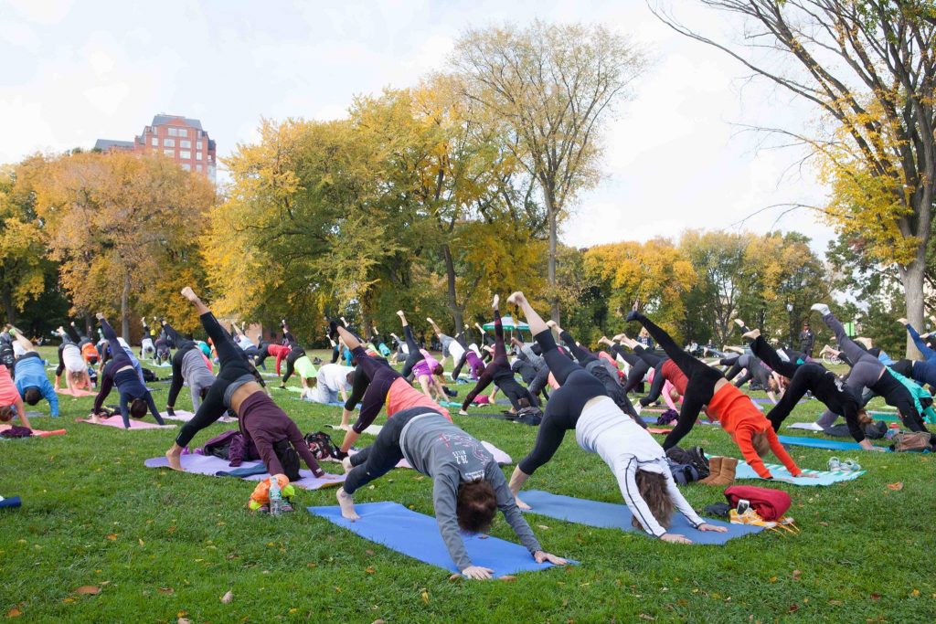 yoga tour central park