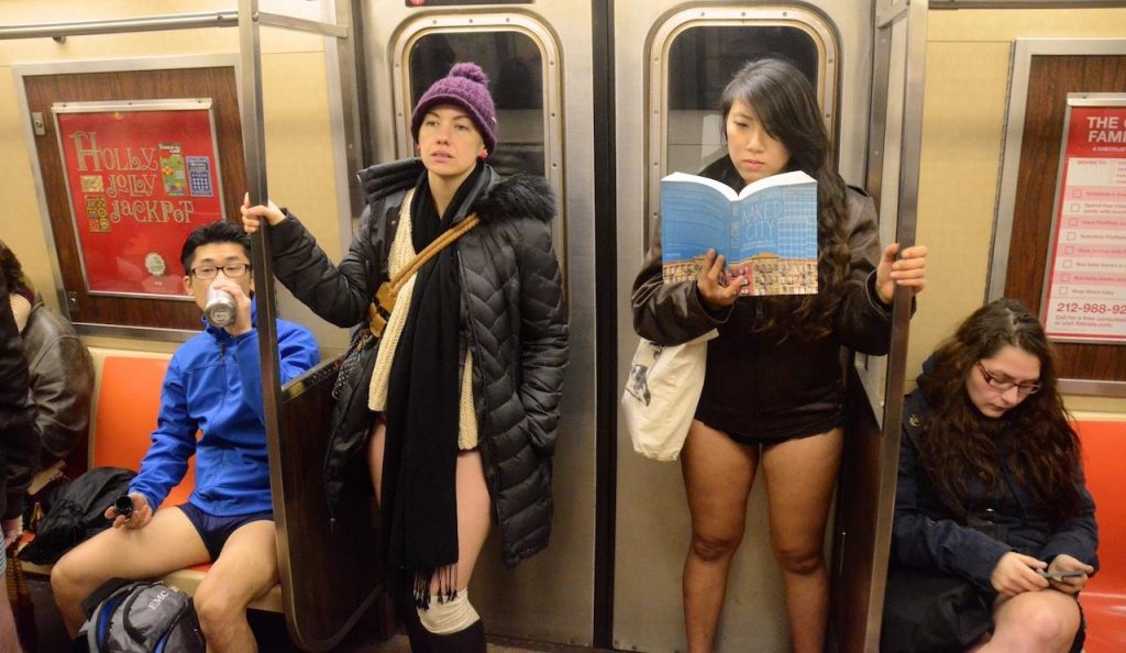 No Pants Subway Ride