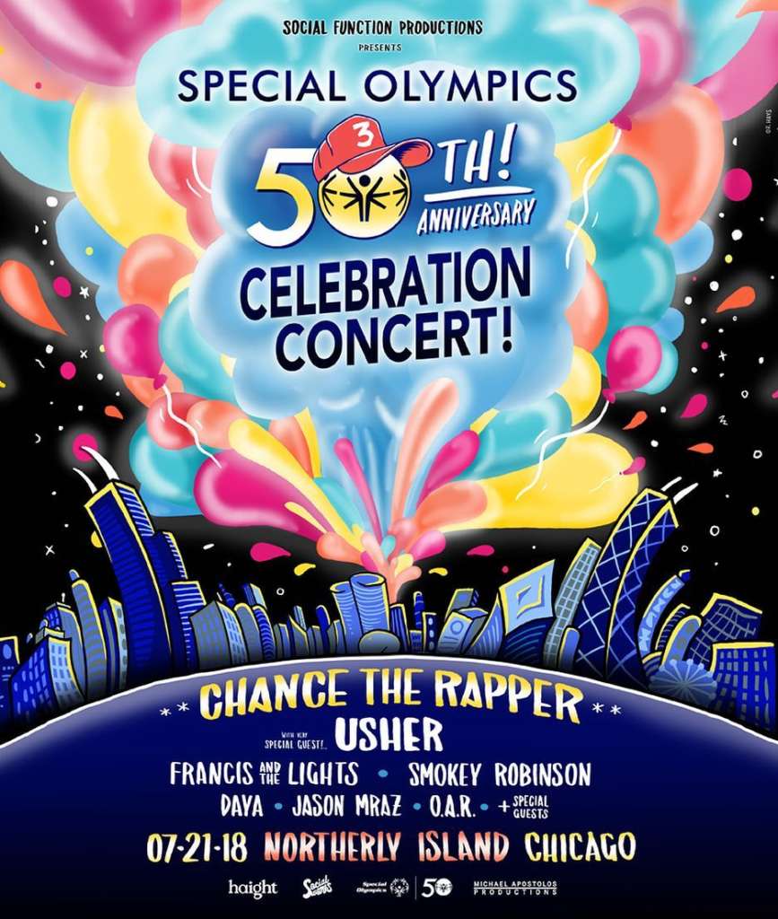 Chance the Rapper Special Olympics 50th Anniversary