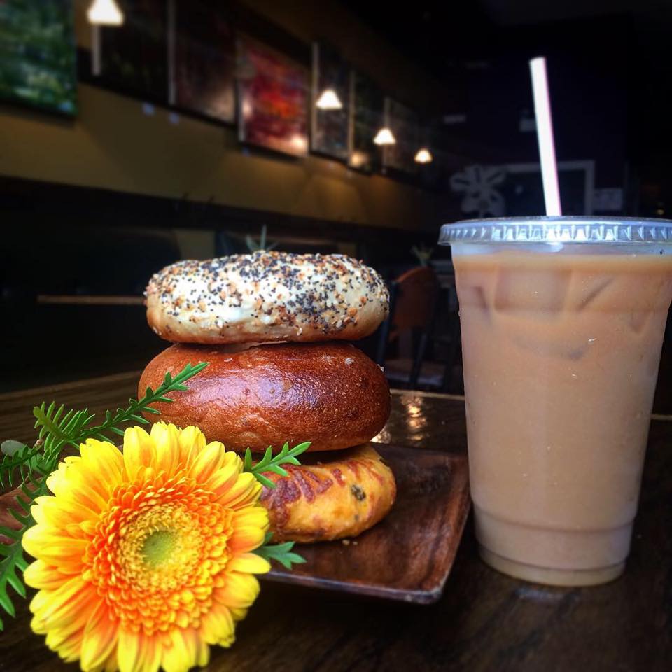 The Bagelers Coffeehouse breakfast