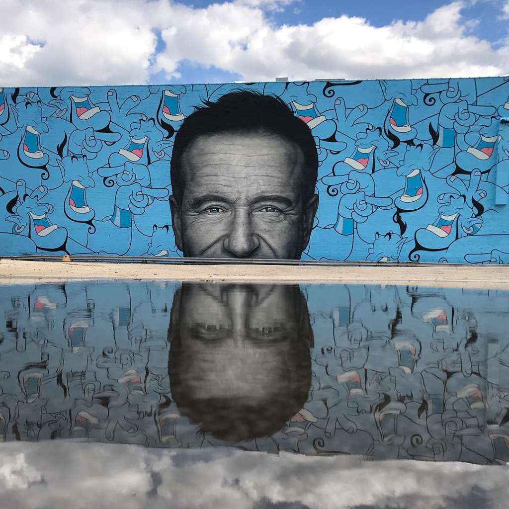 Robin Williams Mural