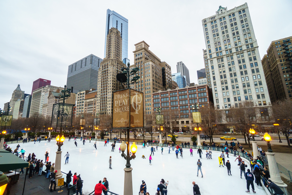 millennium park ice skating