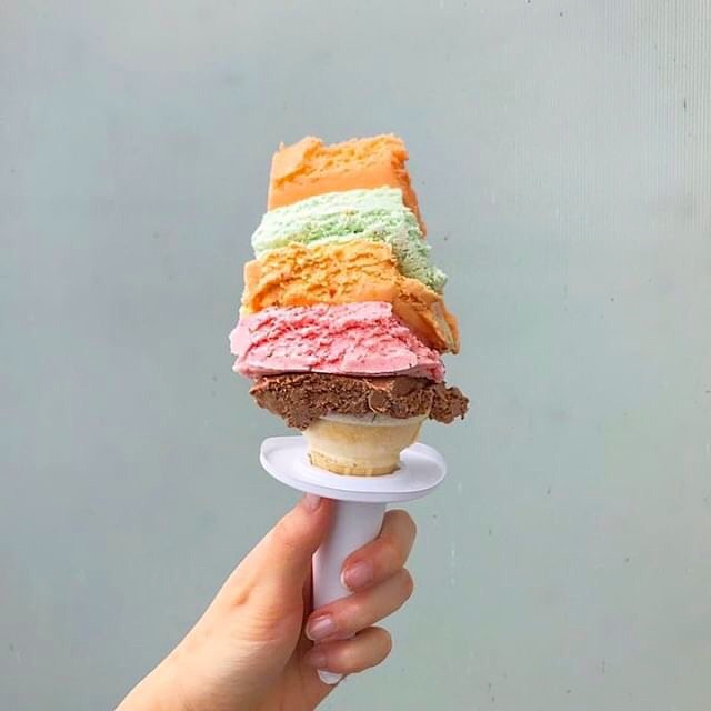 rainbow cone