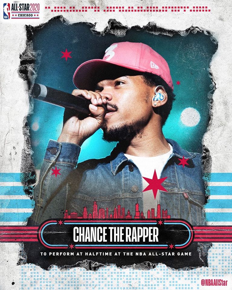 chance the rapper nba all star game