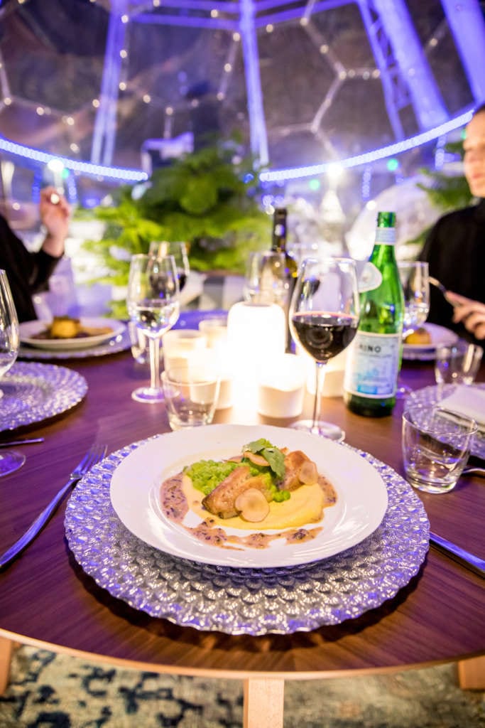 pop-up dome dining