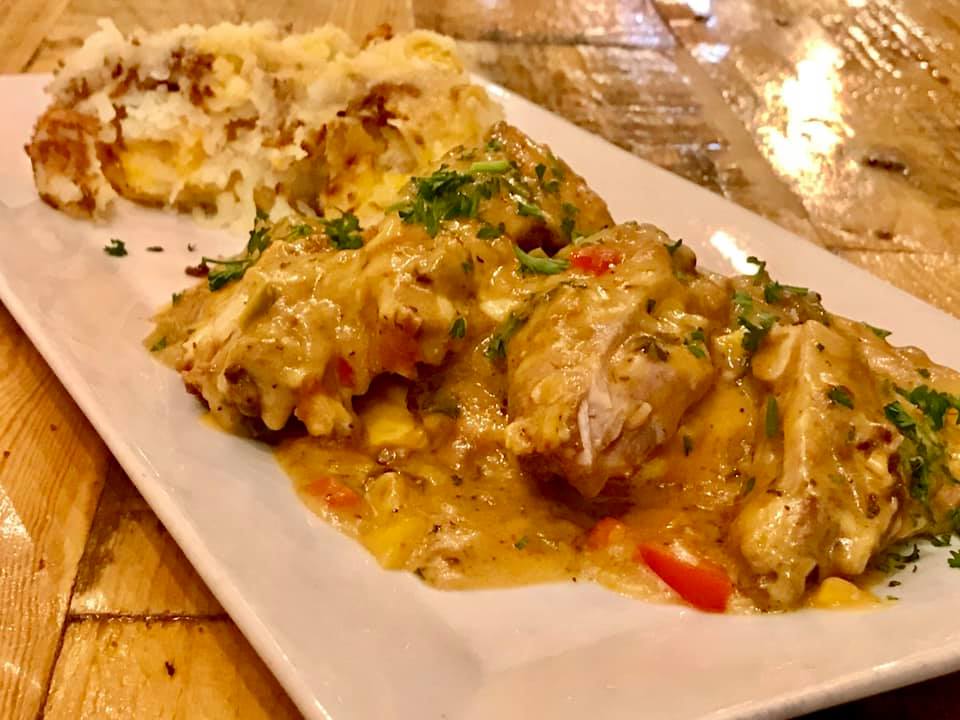 smothered chicken omelette in Chicago