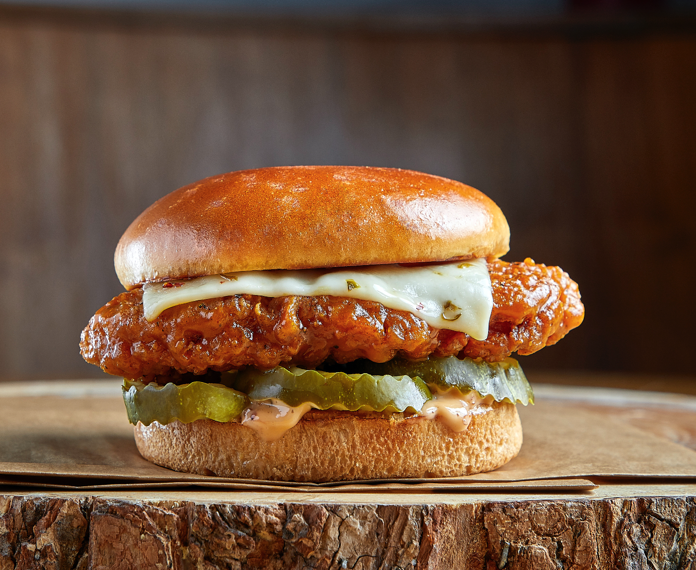 epic burger comfort food honey chicken