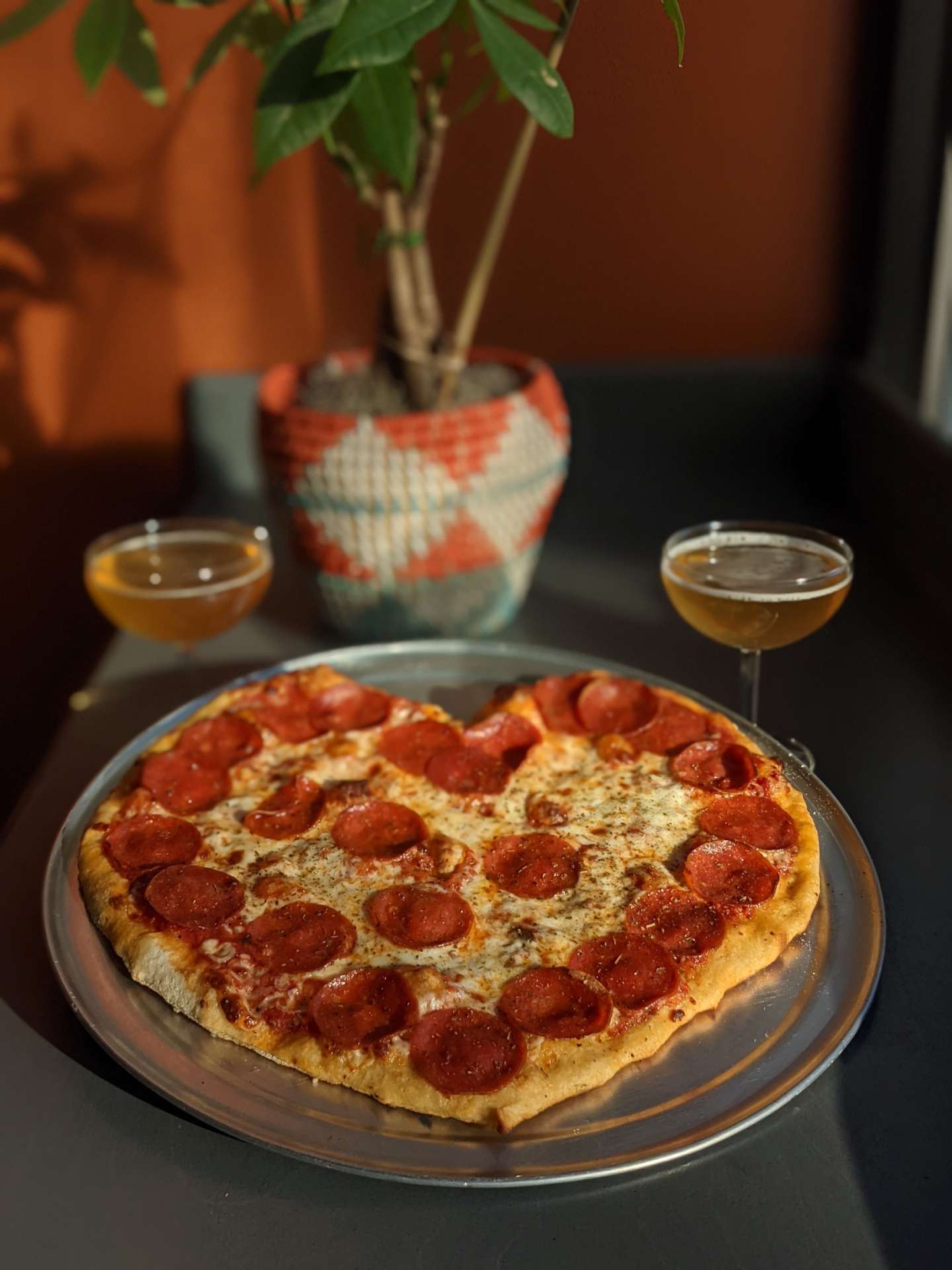 rewired heart pizza for valentine's weekend in chicago