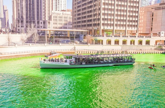 city crusies green river ride chicago st. patrick's parties