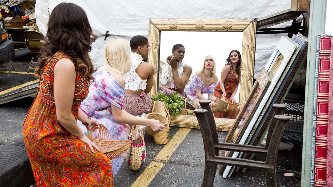 randolph street market festival vintage 3 mirror