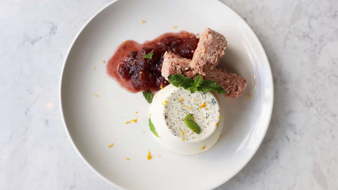 Testaccio panna cotta