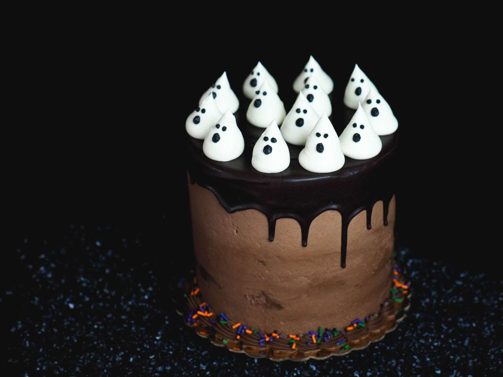 ghost chocolate cake