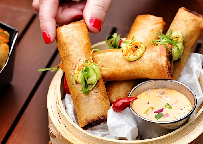 tanta super bowl watch party springrolls