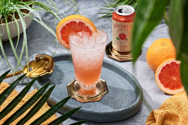 spicy paloma mocktail for dry january