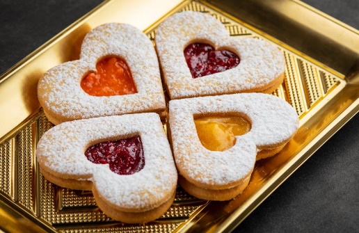 delightful pastries valentine's cookies