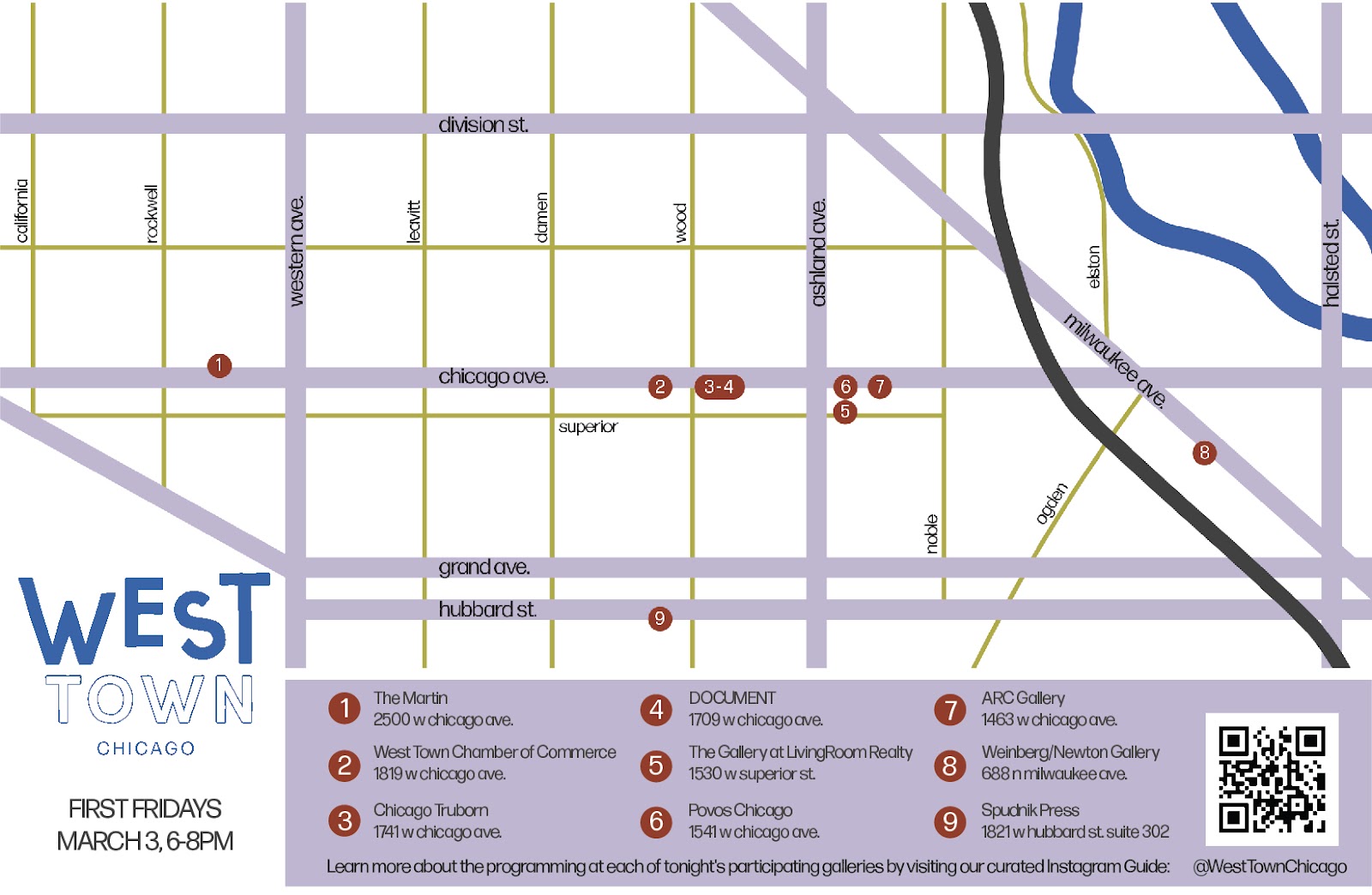 WTCC first friday map