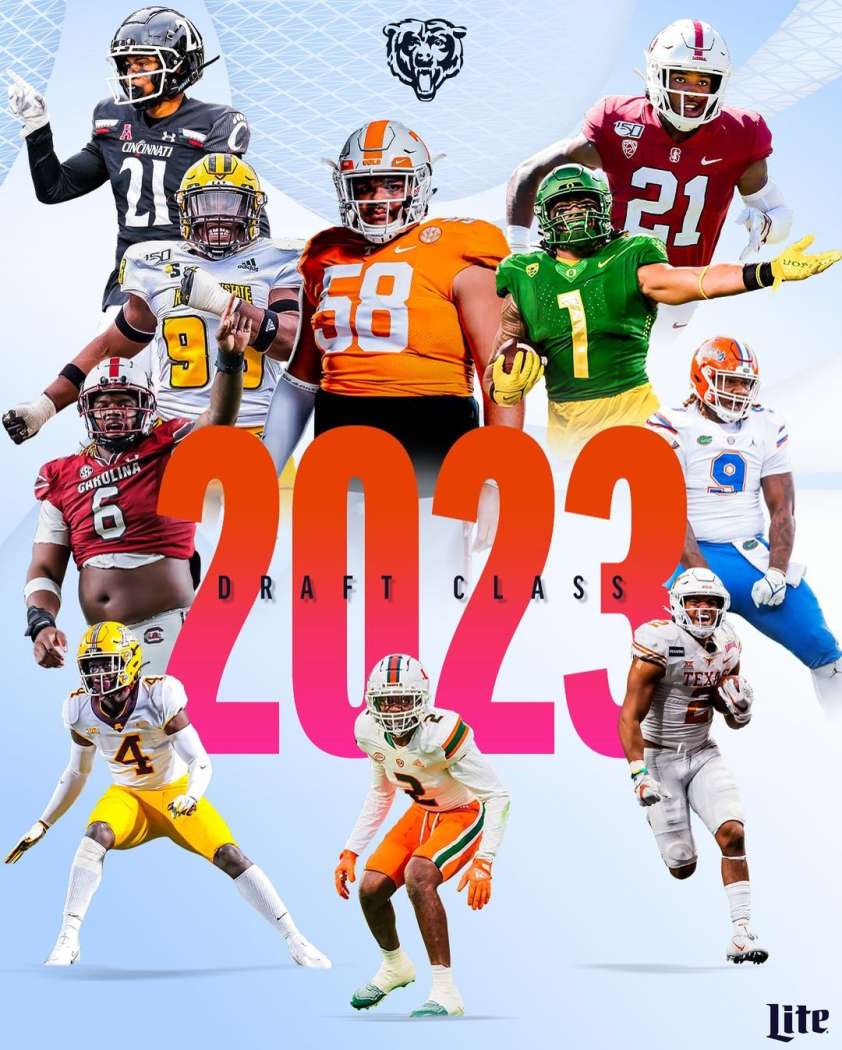 Introducing All Ten Of The 2023 Chicago Bears Draft Picks! UrbanMatter