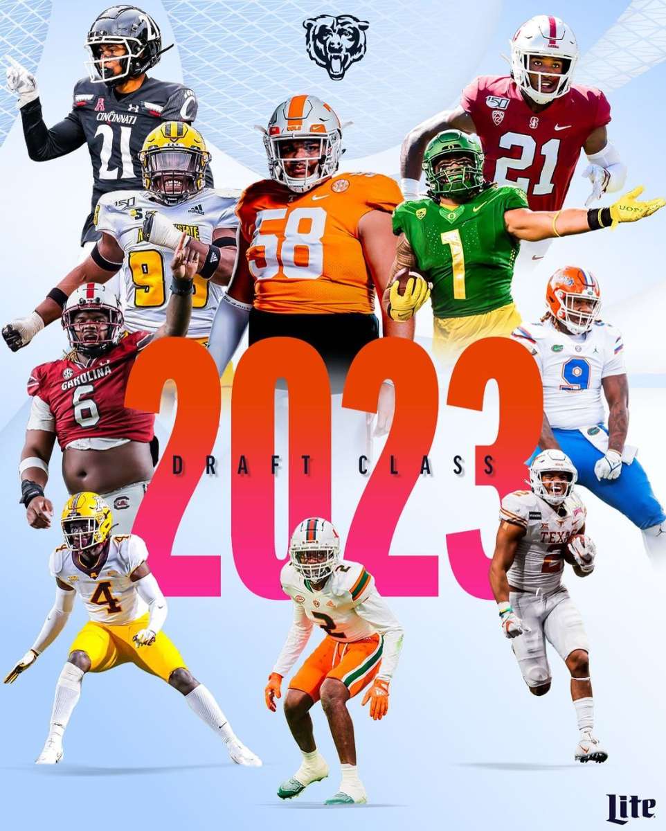 Introducing All Ten Of The 2023 Chicago Bears Draft Picks!