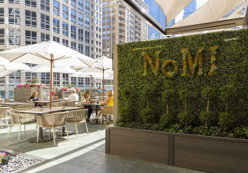 NOMI patio outdoor brunch