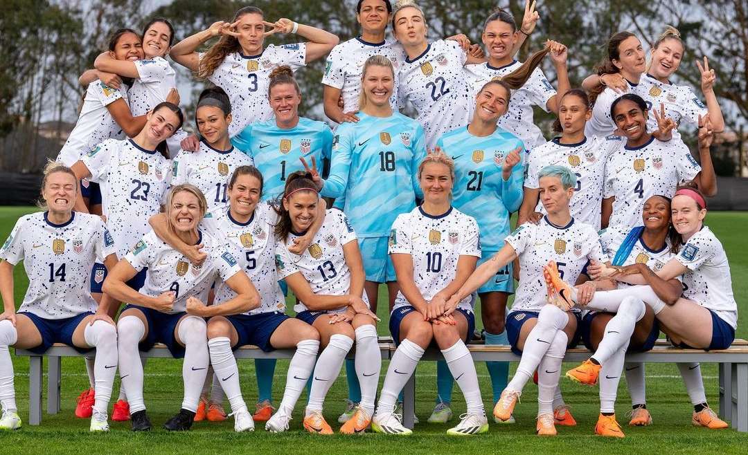 The US Women's National Team for the 2023 Women's World Cup.