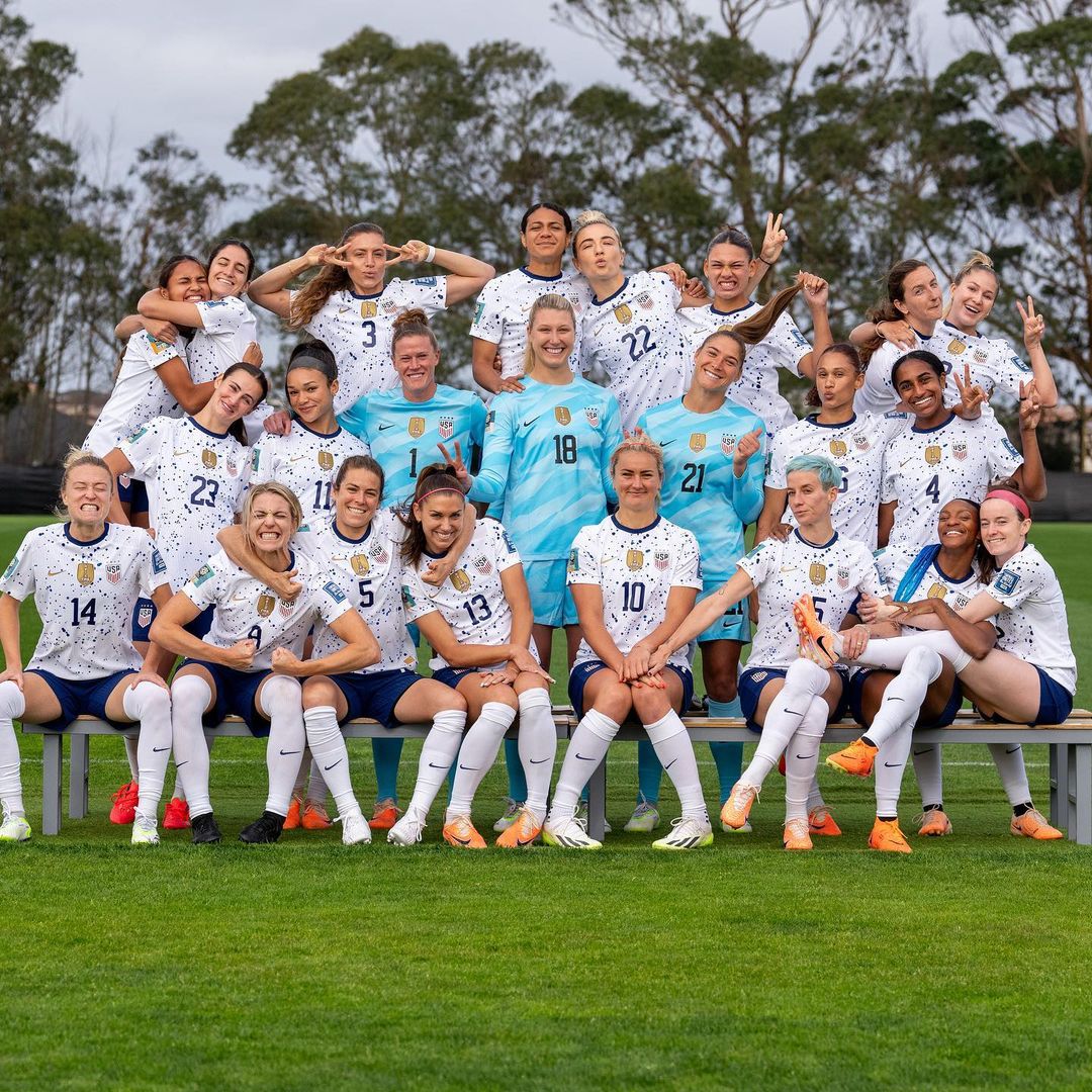 The US Women's National Team for the 2023 Women's World Cup.