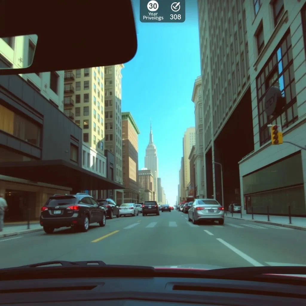 driving a car in chicago