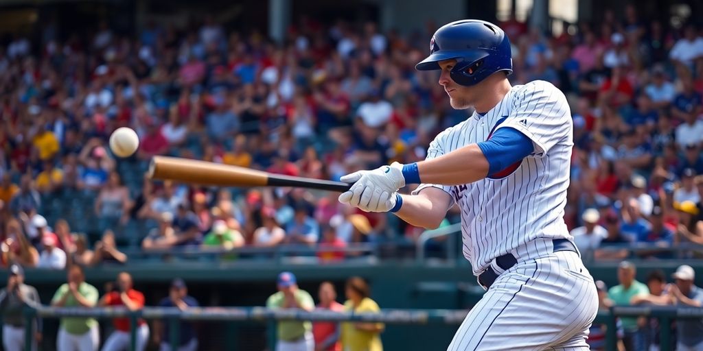 Ian Happ Swinging bat