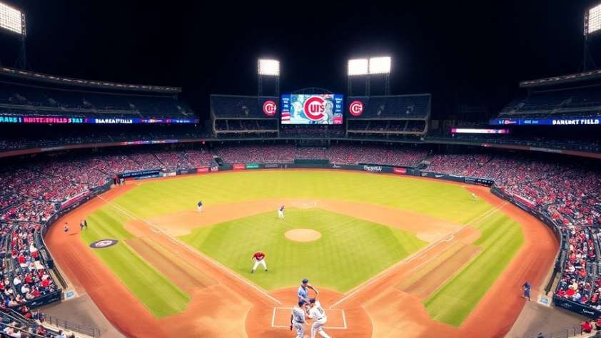 Baseball stadium cubs vs twins