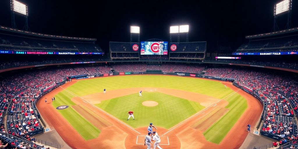 Baseball stadium cubs vs twins