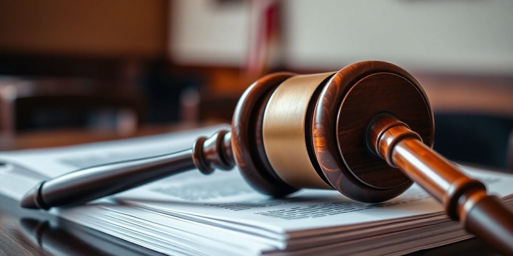 Courtroom gavel