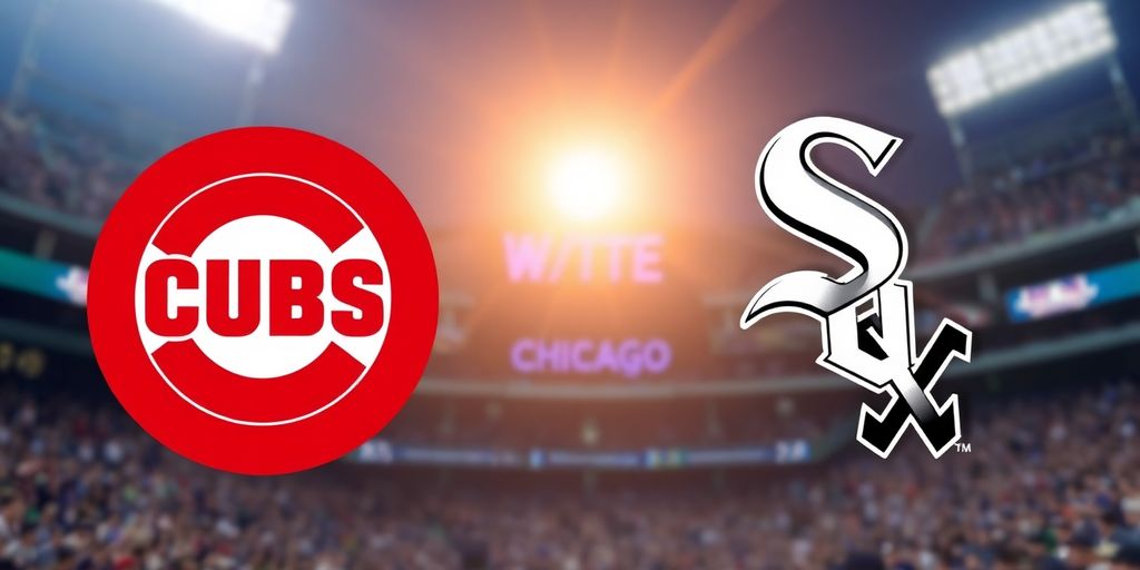 Cubs and White Sox Logos Clashing