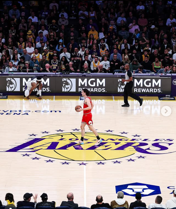 Josh Giddey on Basketball court