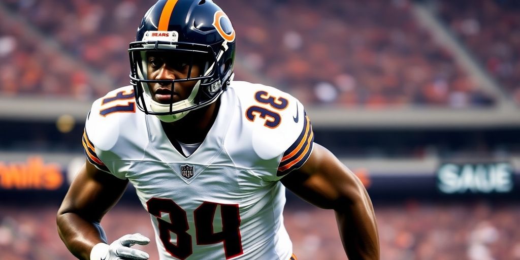 Luther Burden III in Bears uniform