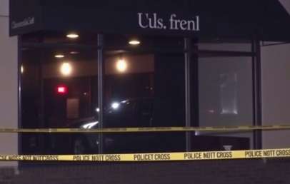 Closed Restaurant with police tape